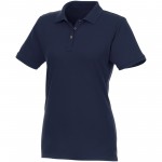37503490-Beryl - organiczne damska polo z krótkim rękawem z recyclingu-granatowy  xs