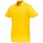 38106102-Helios - koszulka męska polo z krótkim rękawem-żółty   m