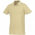 38106906-Helios - koszulka męska polo z kr&oacute;tkim rękawem-Jasnoszary 3xl