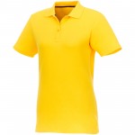 38107100-Helios - koszulka damska polo z krótkim rękawem-żółty   xs
