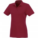 38107241-Helios - koszulka damska polo z krótkim rękawem-Bordo s