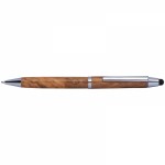 149713-Długopis drewniany touch pen ERFURT-Beżowy