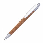 1136601-Korkowy długopis-Brązowy