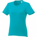 38029515-T-shirt damski z krótkim rękawem Heros-morski xxl