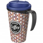 21042003-Brite-Americano Grande 350 ml mug with spill-proof lid-Czarny, Niebieski