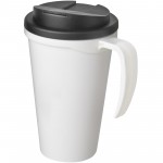 21042106-Americano Grande 350 ml mug with spill-proof lid-Biały, Czarny