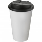 21069500-Americano® 350 ml tumbler with spill-proof lid-Biały, Czarny