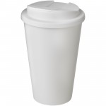 21041801-Americano Pure 350 ml tumbler with spill proof lid-Biały