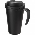 21042100-Americano Grande 350 ml mug with spill-proof lid-Czarny błyszczący, Czarny
