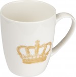 055606-Kubek porcelanowy z koroną 300 ml-biały