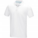 37508010-Męska organiczna koszulka polo Graphite z certyfikatem GOTS-Biały xs