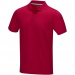 37508256-Męska organiczna koszulka polo Graphite z certyfikatem GOTS-Czerwony 3xl