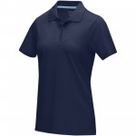 37509495-Damska organiczna koszulka polo Graphite z certyfikatem GOTS-Granatowy xxl