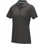 37509892-Damska organiczna koszulka polo Graphite z certyfikatem GOTS-Szary sztormowy m