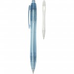 10774501-Długopis Alberni z PET z recyclingu-Przezroczysty bezbarwny