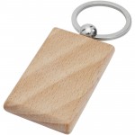 11812271-Prostokątny łańcuch do kluczy Gian z drewna z brzozy-Drewno