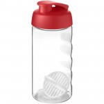 21070421-Shaker H2O Active Bop o pojemności 500ml-Czerwony, Przezroczysty
