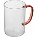 8234005-Szklany kubek 250 ml-Czerwony