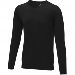 38225995-Stanton - męski sweter w serek-Czarny xxl