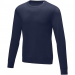 38231494-Męski sweter z okrągłym dekoltem Zenon-Granatowy xl