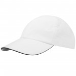 37517010-Morion dwukolorowa 6 panelowa czapka GRS z recyklingu o młodzieżowym kroju-Biały