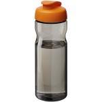 21043601-Bidon H2O Active&reg; Base Tritan&trade; o pojemności 650 ml z klapką-Ciemnografitowy, Pomarańczowy