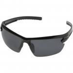 12702890-Mönch spolaryzowane sportowe okulary przeciwsłoneczne z futerałem z tworzywa PET-Czarny