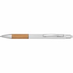 264206-Długopis aluminiowy touch pen Tripoli-biały
