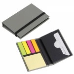 2082807-Etui na karty, karteczki do markowania-Szary