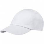 38684010-Cerus 6-panelowa luźna czapka z daszkiem-Biały