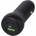 12425990-Pilot 55 W USB-C/USB-A podwójna ładowarka samochodowa-Czarny