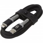 12425590-ADAPT MFI kabel USB-C do Lightning-Czarny