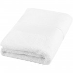 11700101-Charlotte bawełniany ręcznik kąpielowy o gramaturze 450 g/m² i wymiarach 50 x 100 cm-Biały