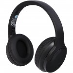 12429690-Loop słuchawki Bluetooth® z tworzyw sztucznych pochodzących z recyklingu-Czarny