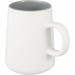 10072901-Joe kubek ceramiczny o pojemności 450 ml-Biały