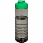21047903-H2O Active® Eco Treble bidon z otwieraną pokrywką o pojemności 750 ml-Ciemnografitowy, Zielony