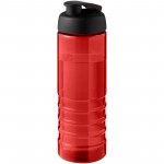 21047911-H2O Active® Eco Treble bidon z otwieraną pokrywką o pojemności 750 ml-Czerwony, Czarny