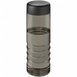 21048100-H2O Active® Eco Treble 750 ml screw cap water bottle-Ciemnografitowy, Czarny