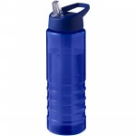 21048203-H2O Active® Eco Treble bidon z pokrywką z tutką o pojemności 750 ml-Niebieski, Niebieski