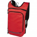 12065821-Trails plecak outdorowy, certyfikat GRS, tworzywo RPET, 6,5 l-Czerwony