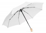 0101272-Automatyczny, wiatroodporny parasol kieszonkowy CALYPSO-biały