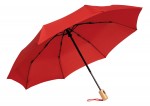 0101273-Automatyczny, wiatroodporny parasol kieszonkowy CALYPSO-czerwony