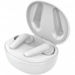2PA14501-Prixton TWS158 reflective słuchawki douszne w technologii ENC i ANC-Biały