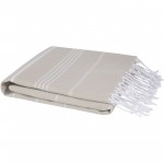 11333502-Anna bawełniany ręcznik hammam o gramaturze 180 g/m² i wymiarach 100 x 180 cm-Beżowy