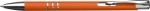 055510-Długopis z gumowaną powierzchnią NEW JERSEY-Pomarańcz
