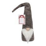 0902390-Filcowy świąteczny skrzat ze spiczastą czapką HANS-szary