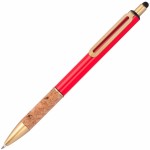 369005-Długopis metalowy Capri-czerwony