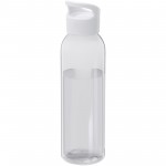 10077701-Sky butelka na wodę o pojemności 650 ml z tworzyw sztucznych pochodzących z recyklingu-Biały