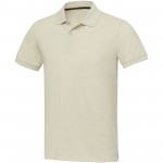 37539071-Emerald&nbsp;koszulka polo unisex z recyklingu z kr&oacute;tkim rękawem-Oatmeal s