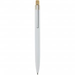 10787901-Nooshin długopis z aluminium z recyklingu-Biały